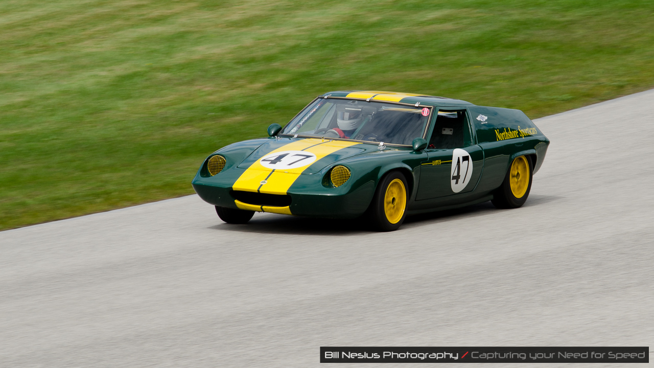 1970 Lotus Europa in turn 9, Road America, Elkhart Lake, WI / DSC_3327