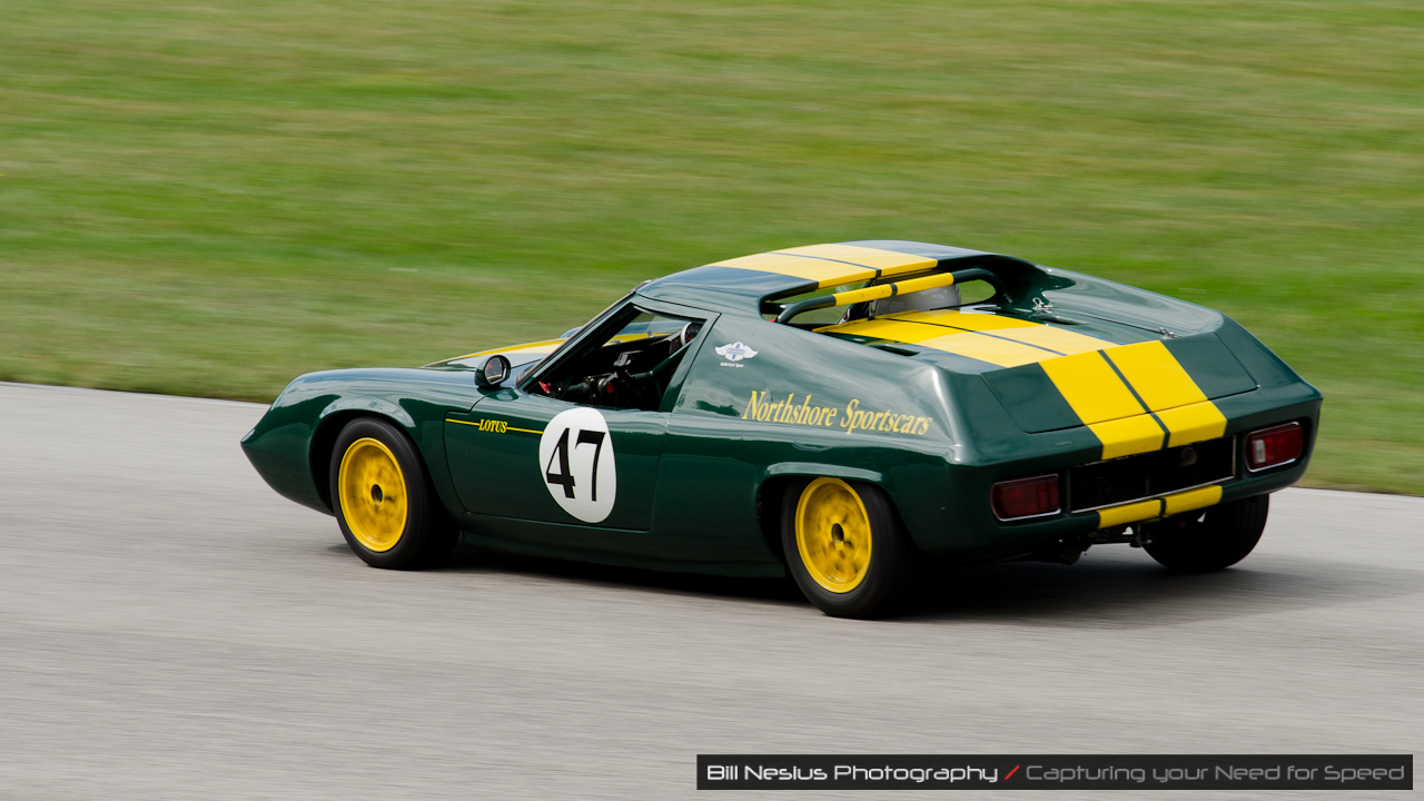 1970 Lotus Europa in turn 9, Road America, Elkhart Lake, WI / DSC_3330