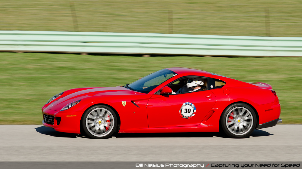 Ferrari 599 at Road America, Elkhart Lake, WI, turn 9 / DSC_0748