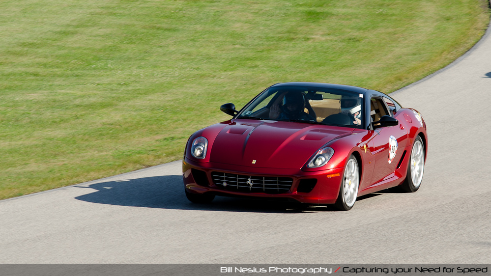 Ferrari 599 at Road America, Elkhart Lake, WI, turn 9 / DSC_0772
