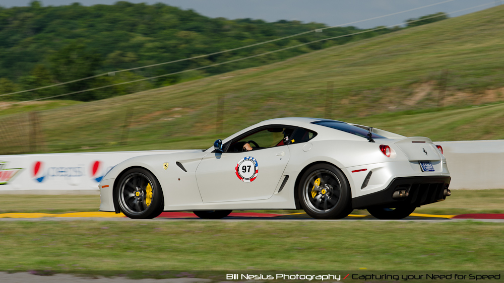 Ferrari 599 at Road America, Elkhart Lake, WI, turn 7 / DSC_0928