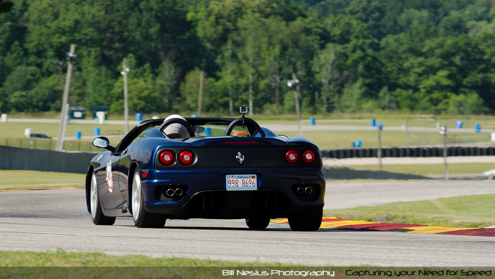 Ferrari 430 at Road America, Elkhart Lake, WI, turn 7 / DSC_1004