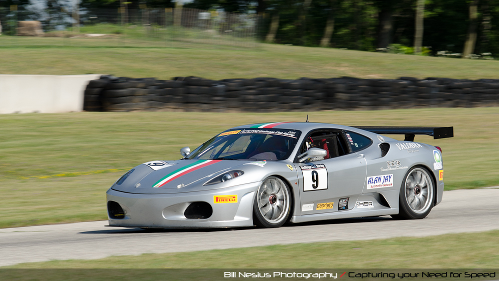 Ferrari 430 at Road America, Elkhart Lake, WI, turn 7 / DSC_1381