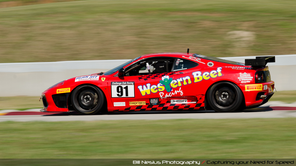 Ferrari 430 at Road America, Elkhart Lake, WI, turn 7 / DSC_1459