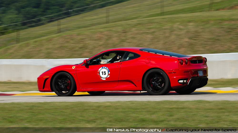 Ferrari 430 at Road America, Elkhart Lake, WI, turn 7 / DSC_1532