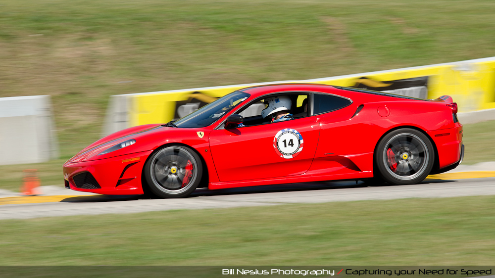 Ferrari 430 at Road America, Elkhart Lake, WI, turn 7 / DSC_1615