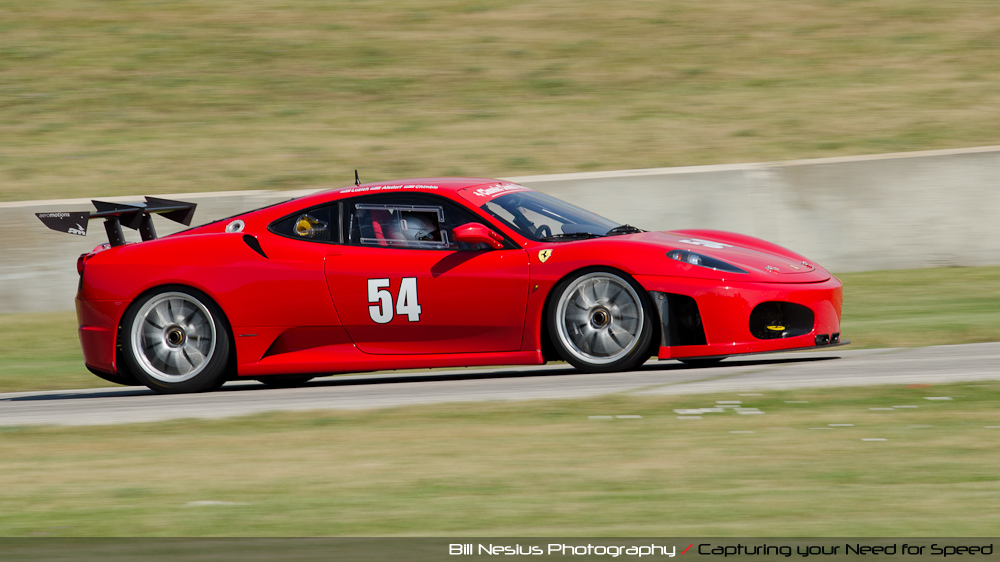 Ferrari 430 at Road America, Elkhart Lake, WI, turn 13 / DSC_1704