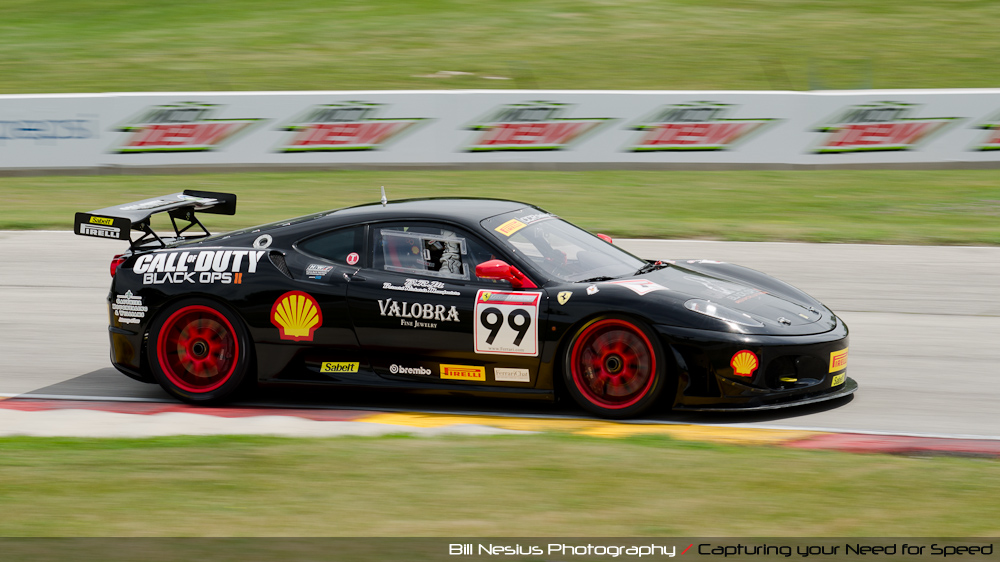 Ferrari 430 at Road America, Elkhart Lake, WI, turn 7 / DSC_1909