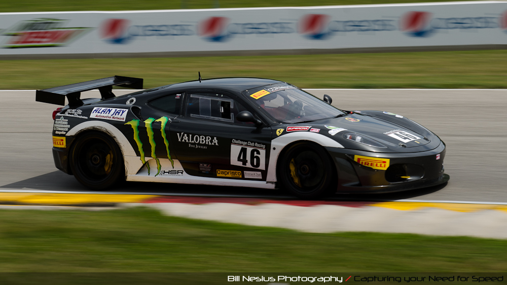Ferrari 430 at Road America, Elkhart Lake, WI, turn 7 / DSC_2030