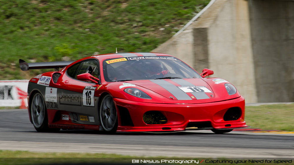 Ferrari 430 at Road America, Elkhart Lake, WI, turn 6 / DSC_2116