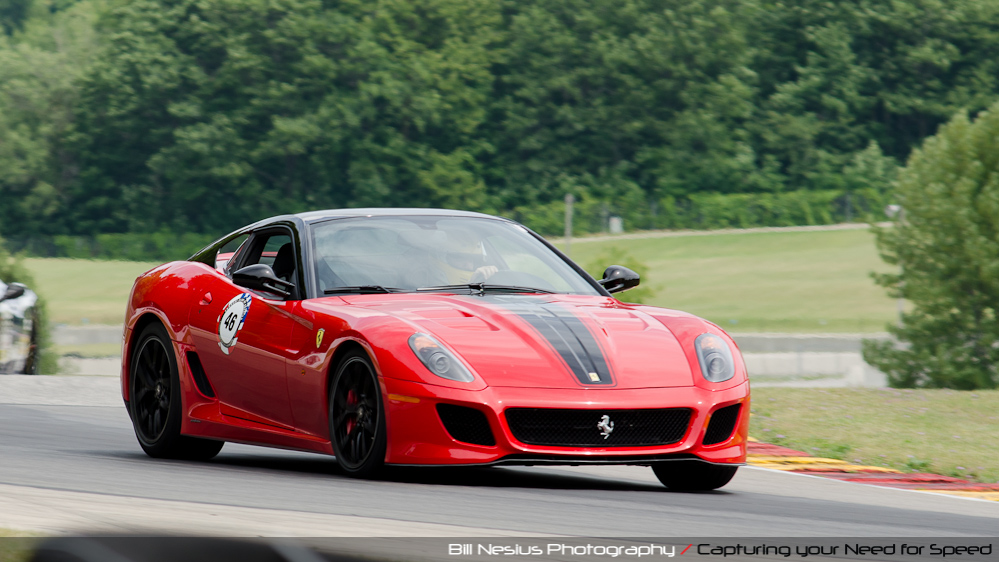 Ferrari 599 at Road America, Elkhart Lake, WI, turn 6 / DSC_2195