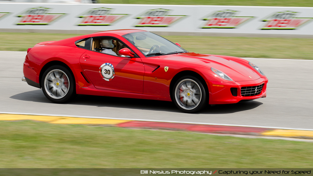Ferrari 599 at Road America, Elkhart Lake, WI, turn 7 / DSC_2333