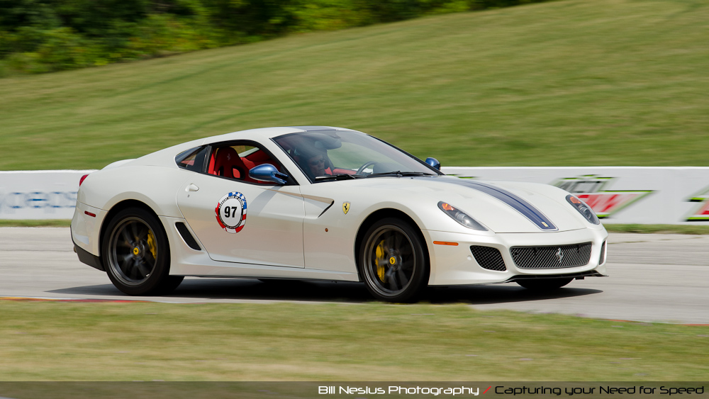 Ferrari 599 at Road America, Elkhart Lake, WI, turn 7 / DSC_2450