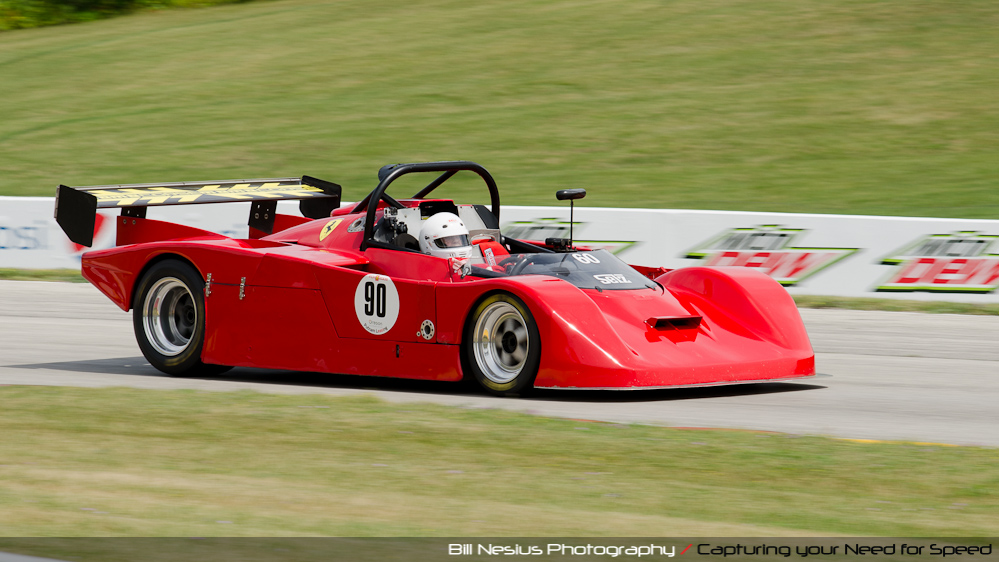 Ferrari at Road America, Elkhart Lake, WI, turn 7 / DSC_2456