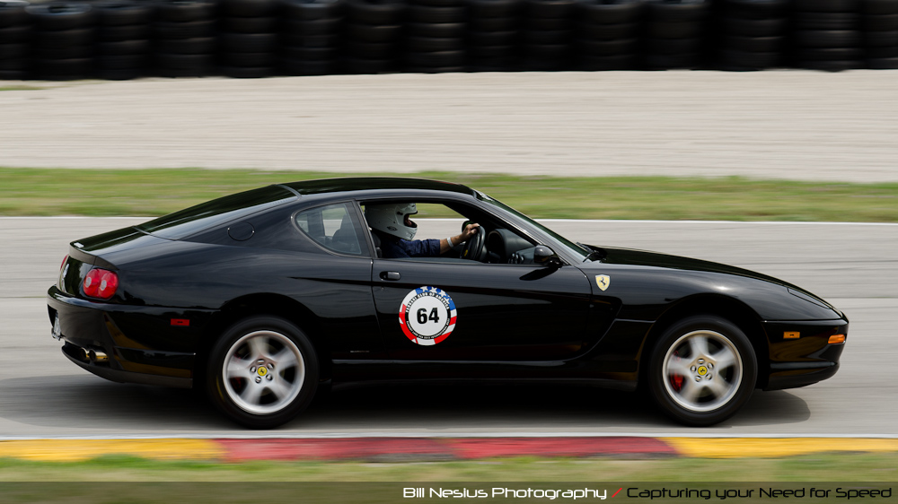 Ferrari 456 at Road America, Elkhart Lake, WI, turn 7 / DSC_2536