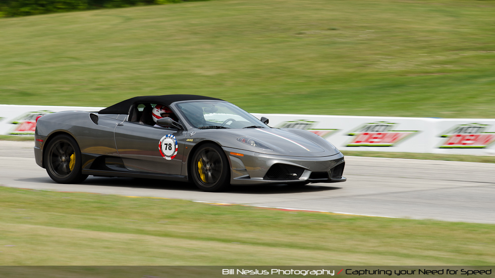 Ferrari 430 at Road America, Elkhart Lake, WI, turn 7 / DSC_2564