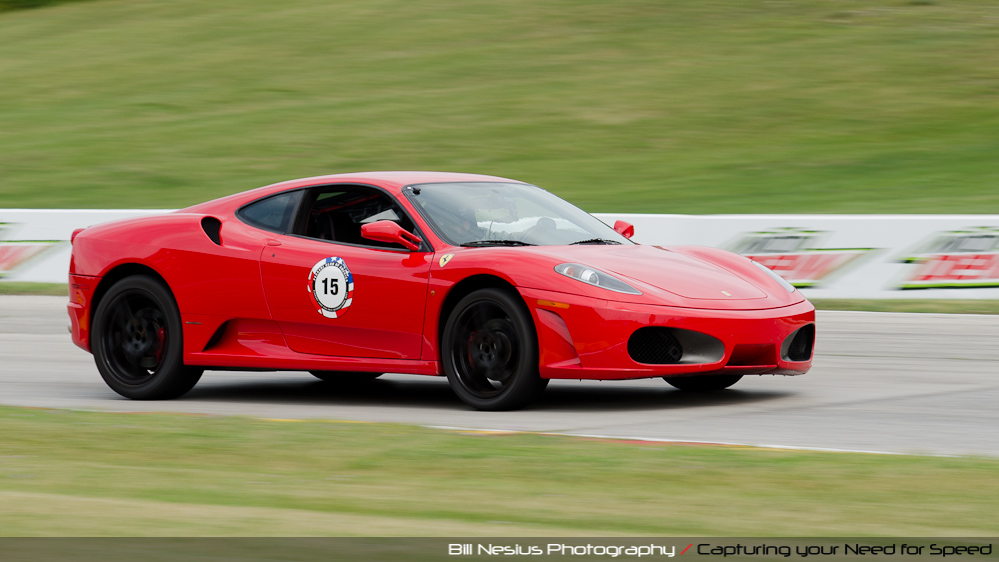 Ferrari 430 at Road America, Elkhart Lake, WI, turn 7 / DSC_2619