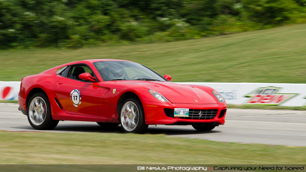 Ferrari 599 at Road America, Elkhart Lake, WI, turn 7 / DSC_2639