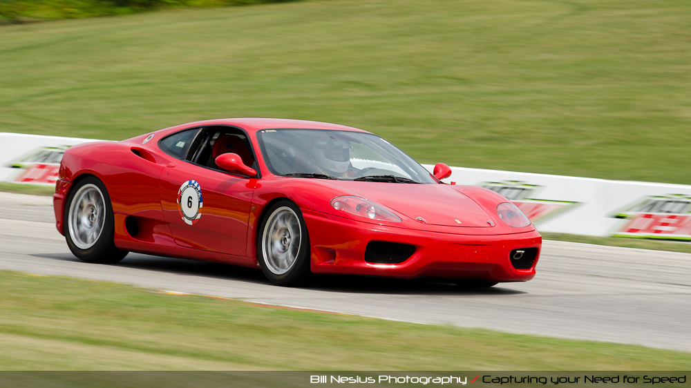 Ferrari 430 at Road America, Elkhart Lake, WI, turn 7 / DSC_2646