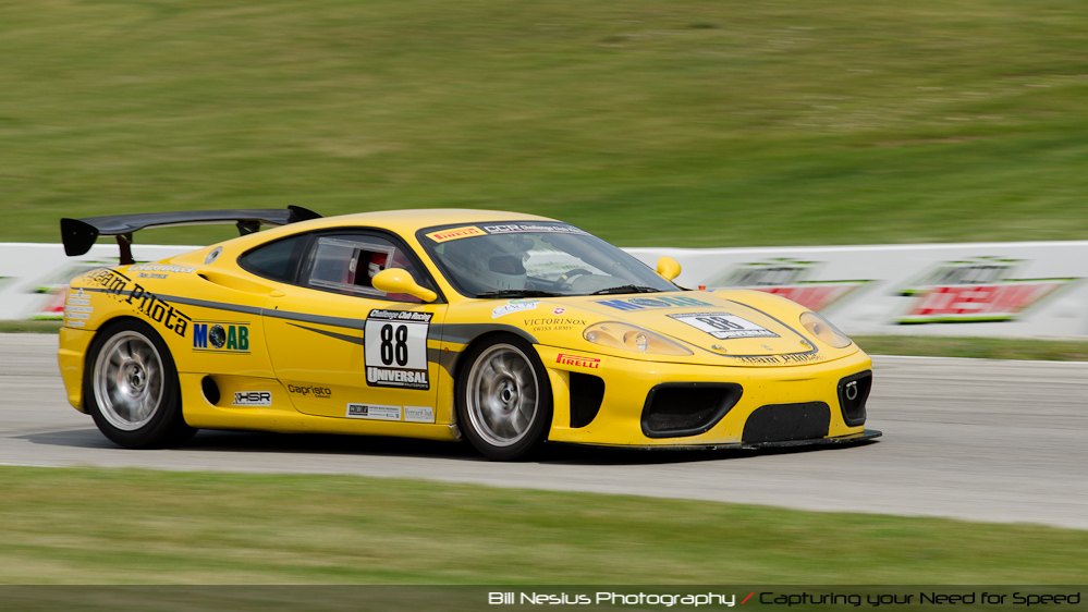 Ferrari 430 at Road America, Elkhart Lake, WI, turn 7 / DSC_2692
