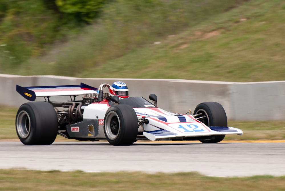 Gregory Galdi driving a 1973 Lola T292 in turn 13 Road America, Elkhart Lake, WI  ~  DSC_0458