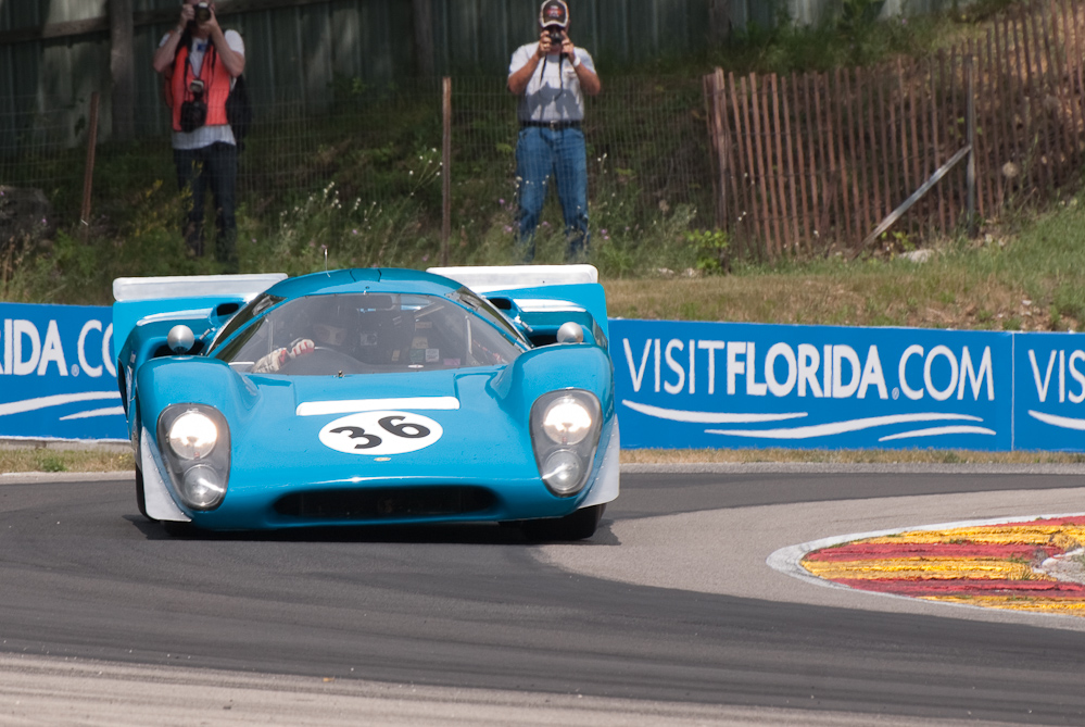 Johan Woerhede driving a 1969 Lola T 70 in turn 6 Road America, Elkhart Lake, WI   ~  DSC_0876