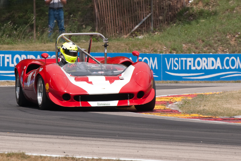 Robert Blain driving a 1967 Lola T70 Spyder in turn 6 Road America, Elkhart Lake, WI   ~  DSC_0882