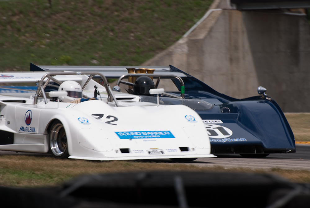 Roger Williams driving a 1971 McLaren M8E/F in turn 6 Road America, Elkhart Lake, WI   ~  DSC_0898
