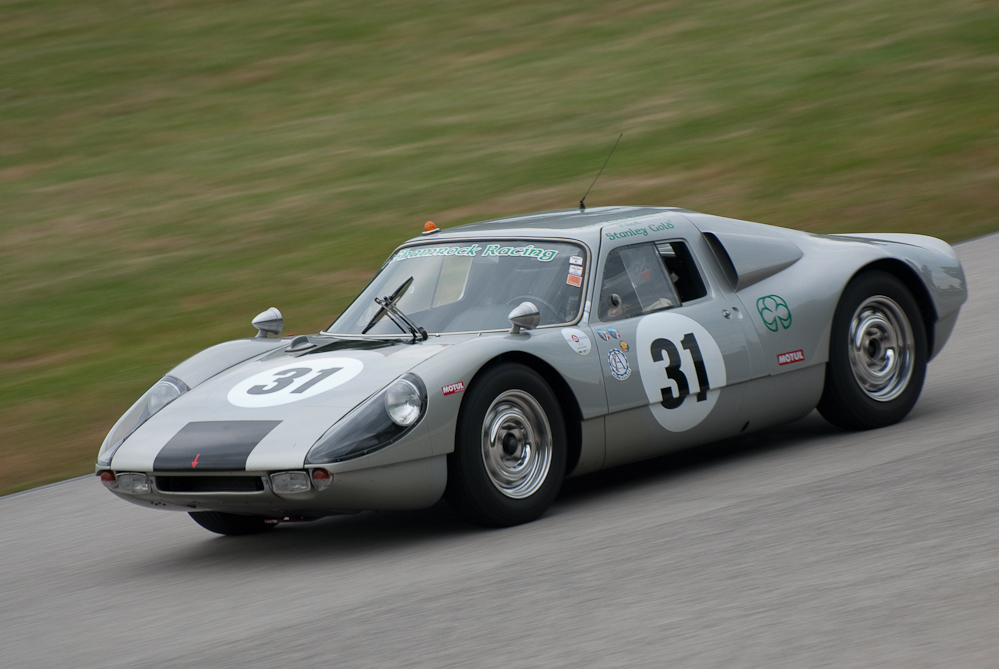 Stanley Gold driving a 1964 Porsche 904 in turn 9 Road America, Elkhart Lake, WI  ~  DSC_9623