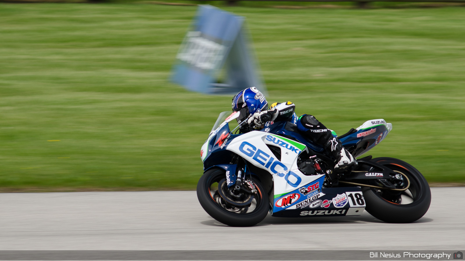 Chris Ulrich #18 Suzuki GSXR1100 at Road America T9 / DSC_0783 / 4