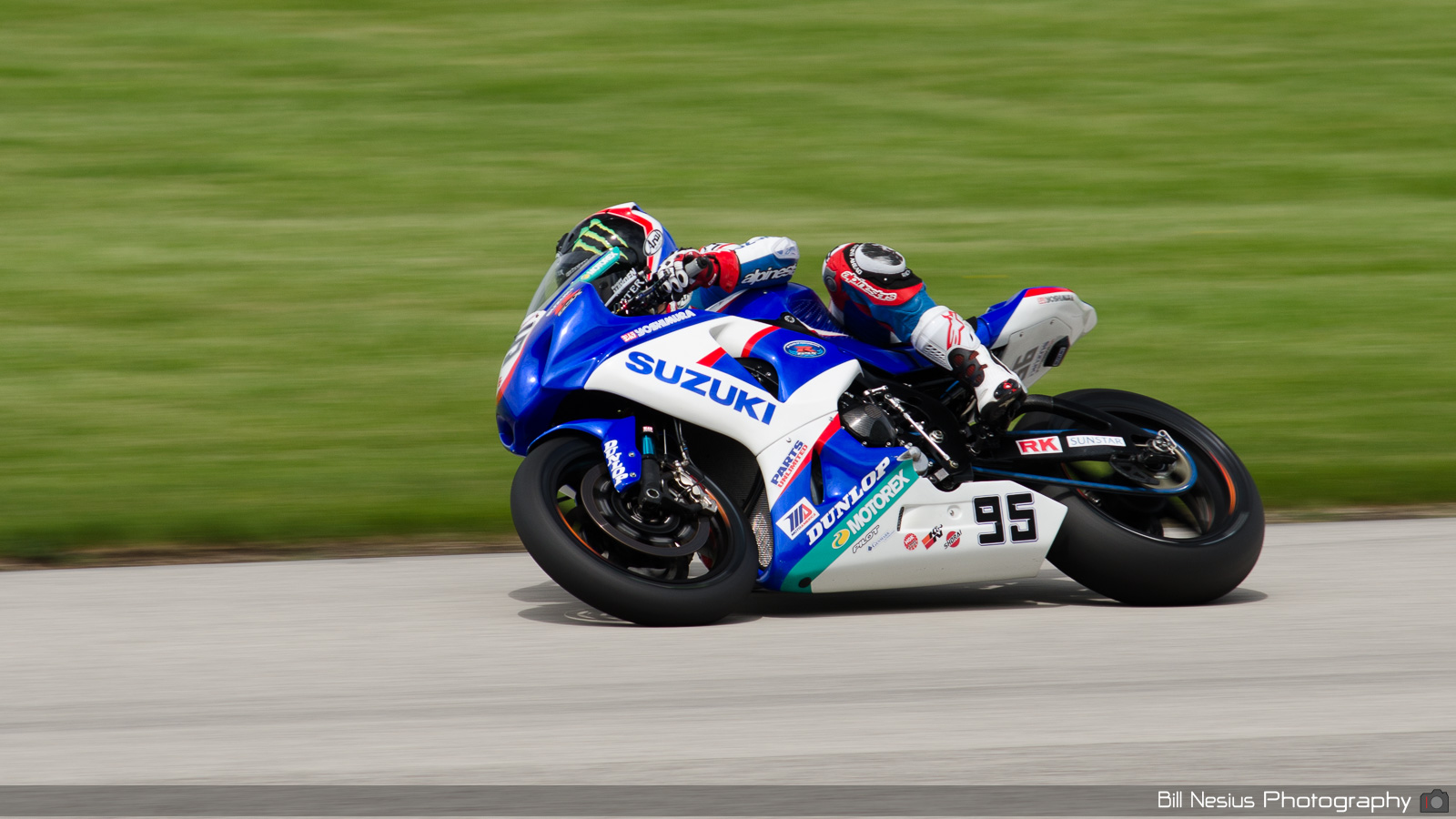 Roger Hayden #95 Yoshimura Suzuk GSXR1100 at Road America T9 / DSC_0789 / 3