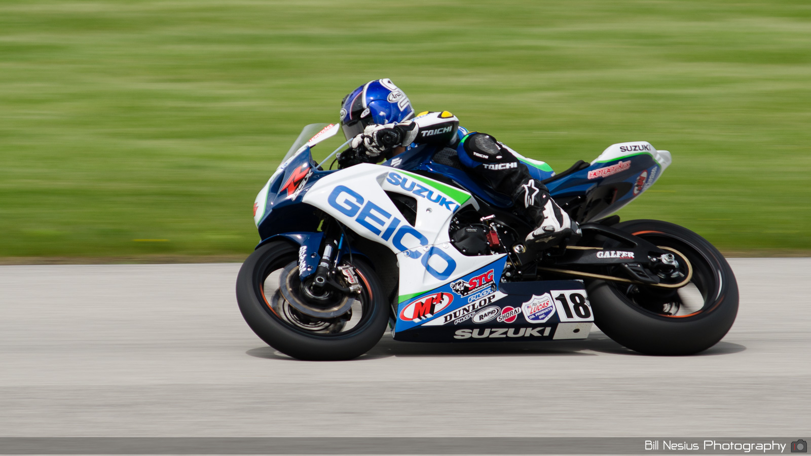Chris Ulrich #18 Suzuki GSXR1100 at Road America T9 / DSC_0814 / 4