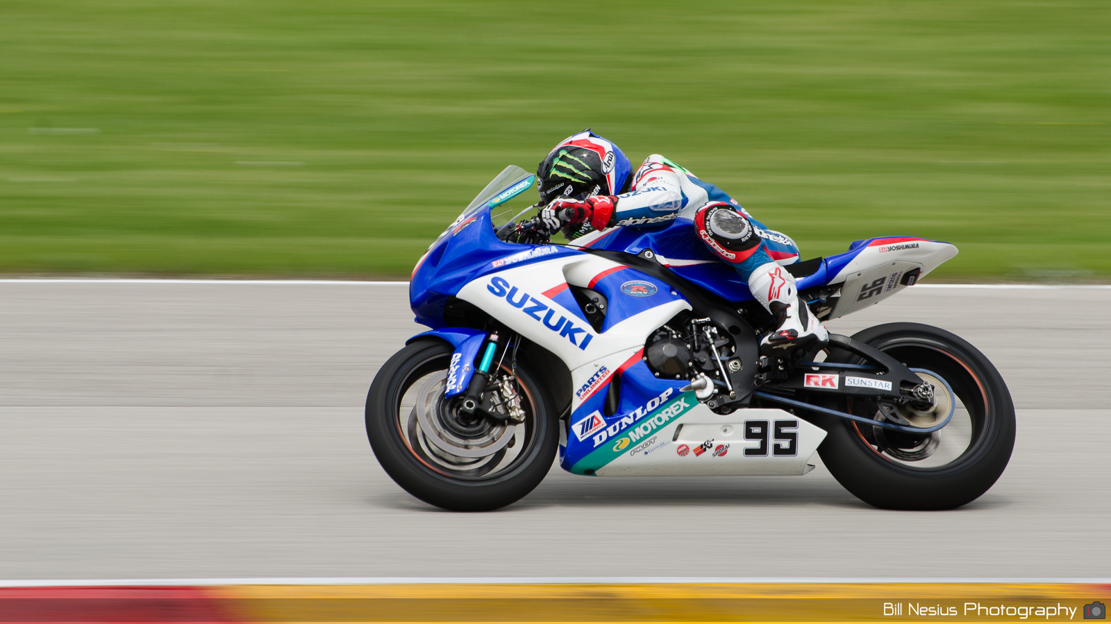 Roger Hayden #95 Yoshimura Suzuk GSXR1100 at Road America T7 / DSC_1185 / 4