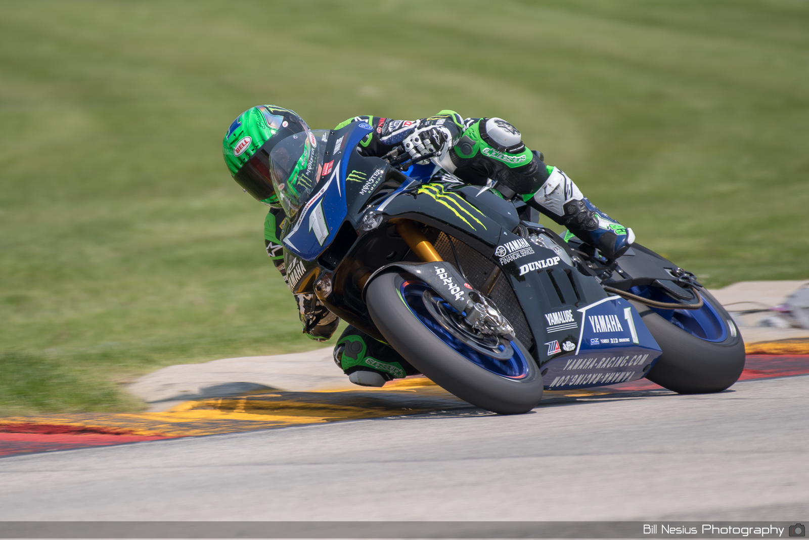 Cameron Beaubier on the Number 1 Monster Energy Yamaha Factory Racing Yamaha YZF-R1 / DSC_7331 / 4