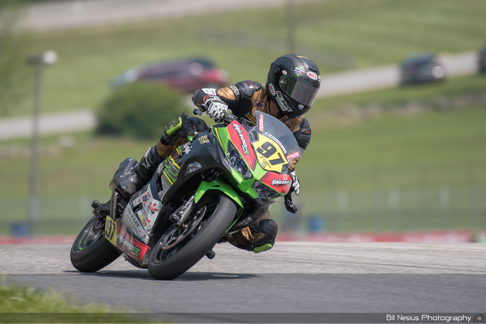 Rocco Landers on the Number 97 Norton Motorsports Kawasaki Ninja 400 / DSC_7728 / 4