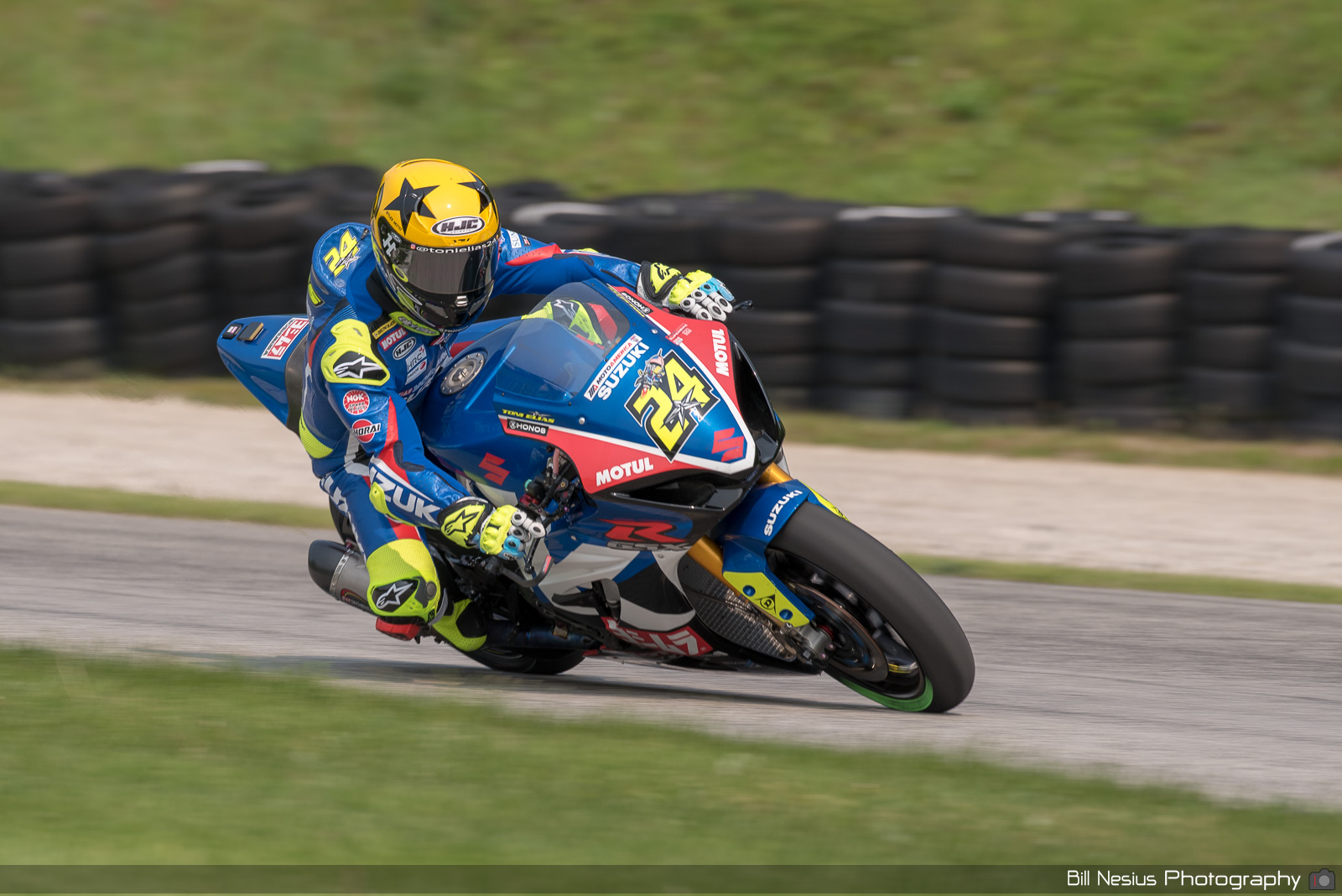 Toni Elias on the Number 24 Yoshimura Suzuki Factory Racing Suzuki GSX-R1000 / DSC_8344 / 4