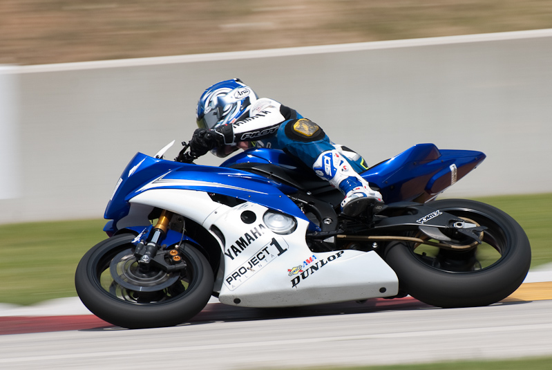 Dane Westby, No. 2 Project 1 Atlanta Yamaha YZF-R6 in turn 7, Road America, Elkhart Lake, WI