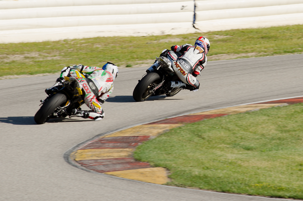 Jason Patton on the No. 143 Gearzy ACES Yamaha YZF-R6 in the bend, Road America, Elkhart Lake, WI  ~  DSC_3249