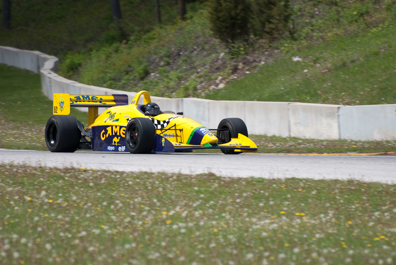 1997 Lola T97/20 car# 52 driven by Dan Mershon in turn 13 at Road America, Elkhart Lake, WI