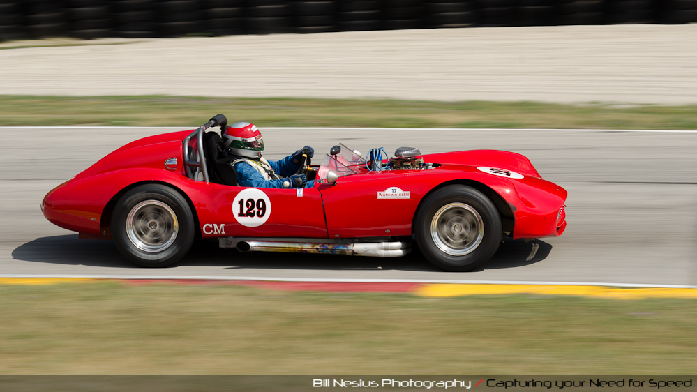 1958 Devin Chevy #129  at the Hawk, Road America, Elkhart Lake WI in turn 7 / DSC_0010