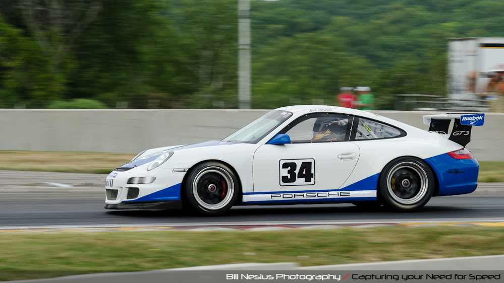 Porsche 944 at the Hawk, Road America, Elkhart Lake WI in turn 8 / DSC_8873
