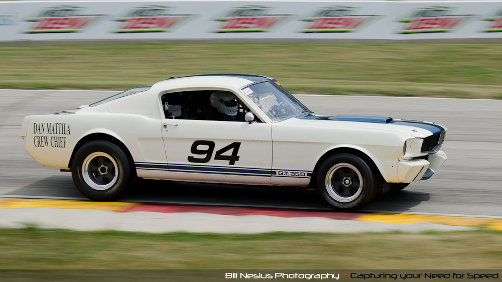 Ford Mustang GT350 at the Hawk, Road America, Elkhart Lake WI in turn 7 / DSC_9346