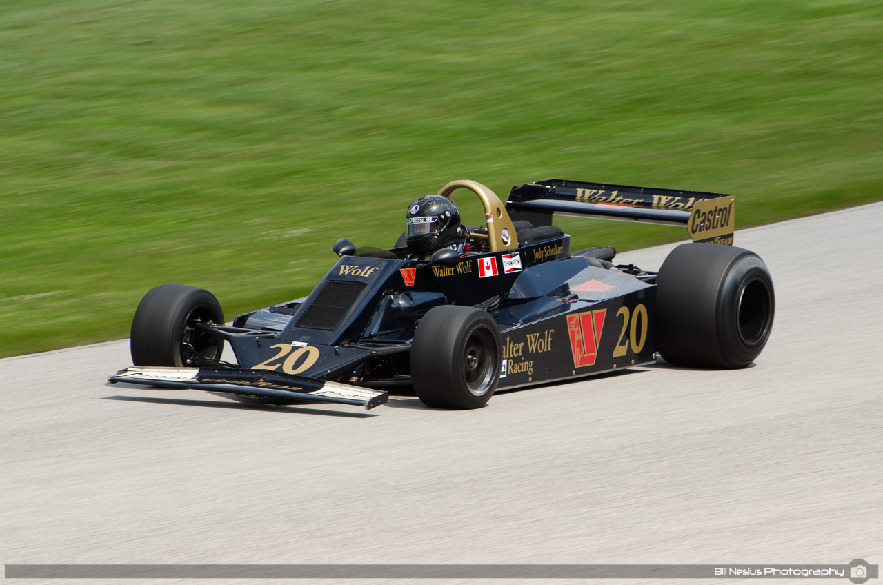 1978 Wolf WR6 #20 driven by Douglas Mockett at Road America, Elkhart Lake, WI. Turn  / DSC_0591