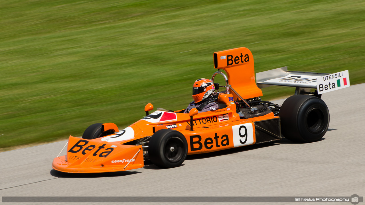 1975 March 751 #9 driven by Robert Blain at Road America, Elkhart Lake, WI. Turn 9 / DSC_0612