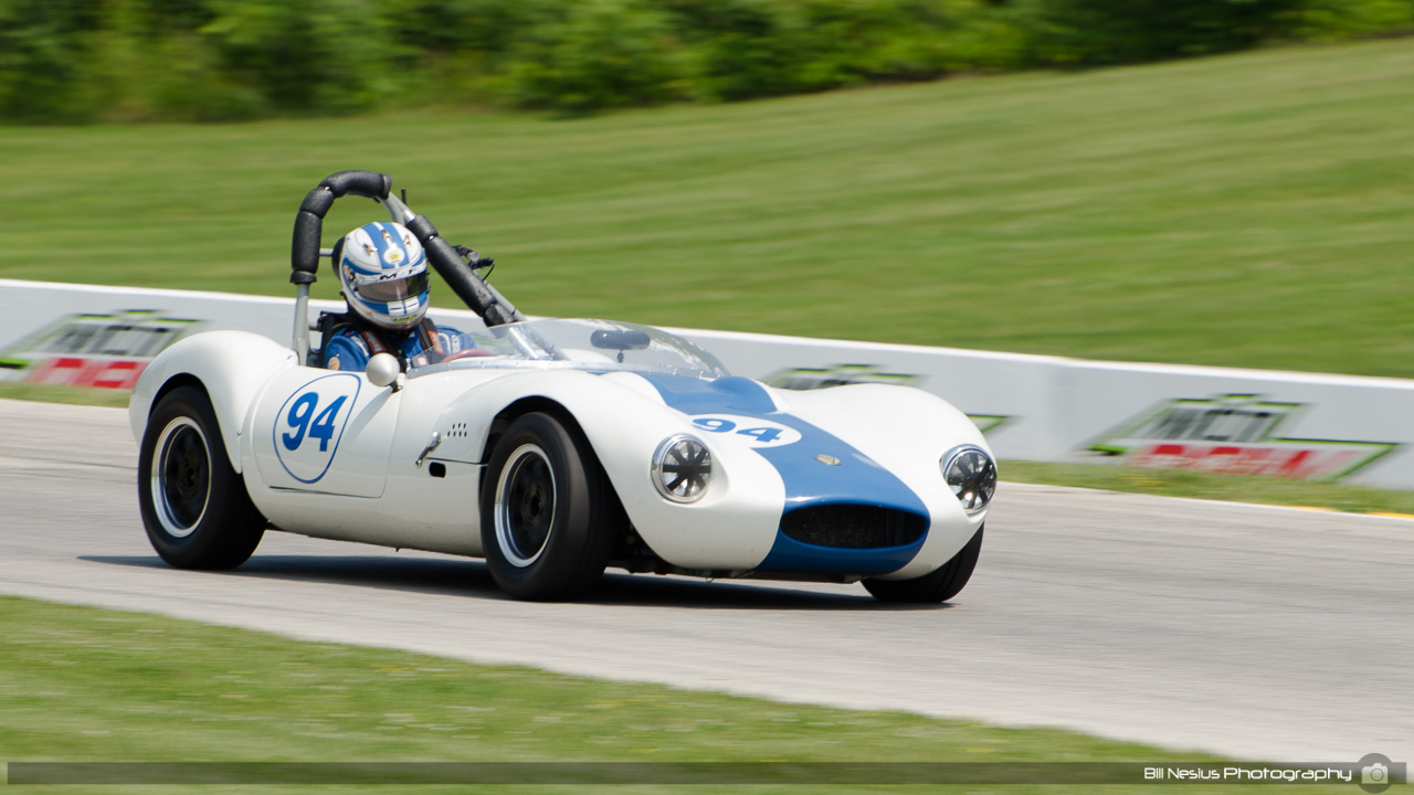 1966 Ginetta G4, #94 driven by Thomas Grudovich. Road America, Elkhart Lake, WI. Turn 7 / DSC_0856