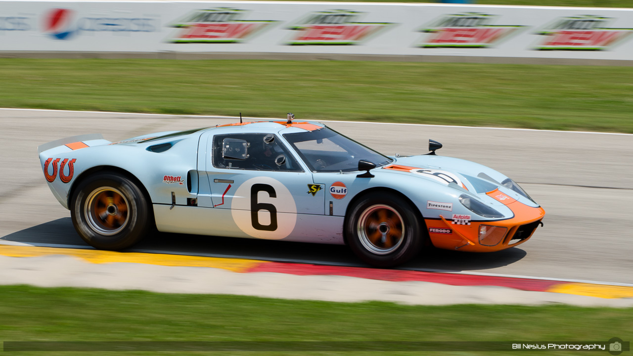 1968/09 SPF GT40, #6 driven by Mac McCombs. Road America, Elkhart Lake, WI. Turn 7 / DSC_0957