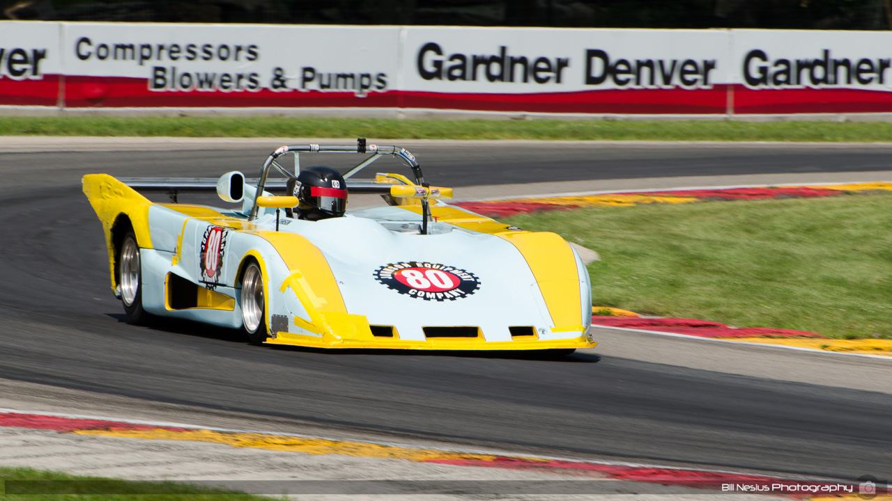 1975 Lola T296 #80 driven by Randy Johnson at Road America, Elkhart Lake, WI. Turn 6 / DSC_1296