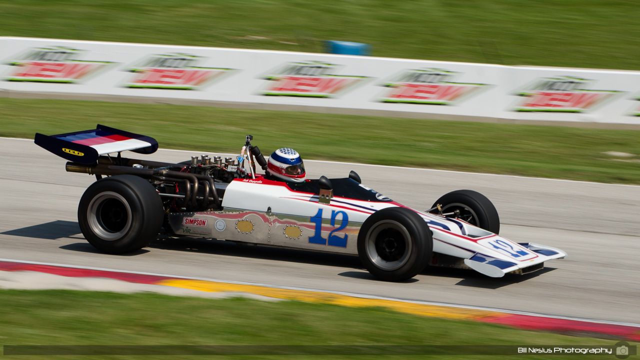 1970 Lola T192 #12 driven by Seb Coppola at Road America, Elkhart Lake, WI. Turn 7 / DSC_1466