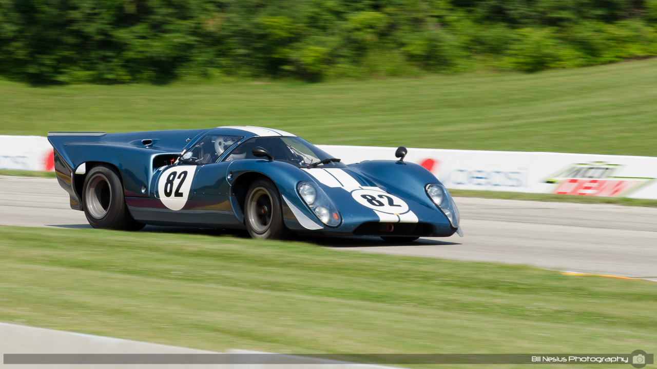 1969/07 Lola T70 MkIIIb #82 driven by Hobie Buppert at Road America, Elkhart Lake, WI. Turn 7 / DSC_1695