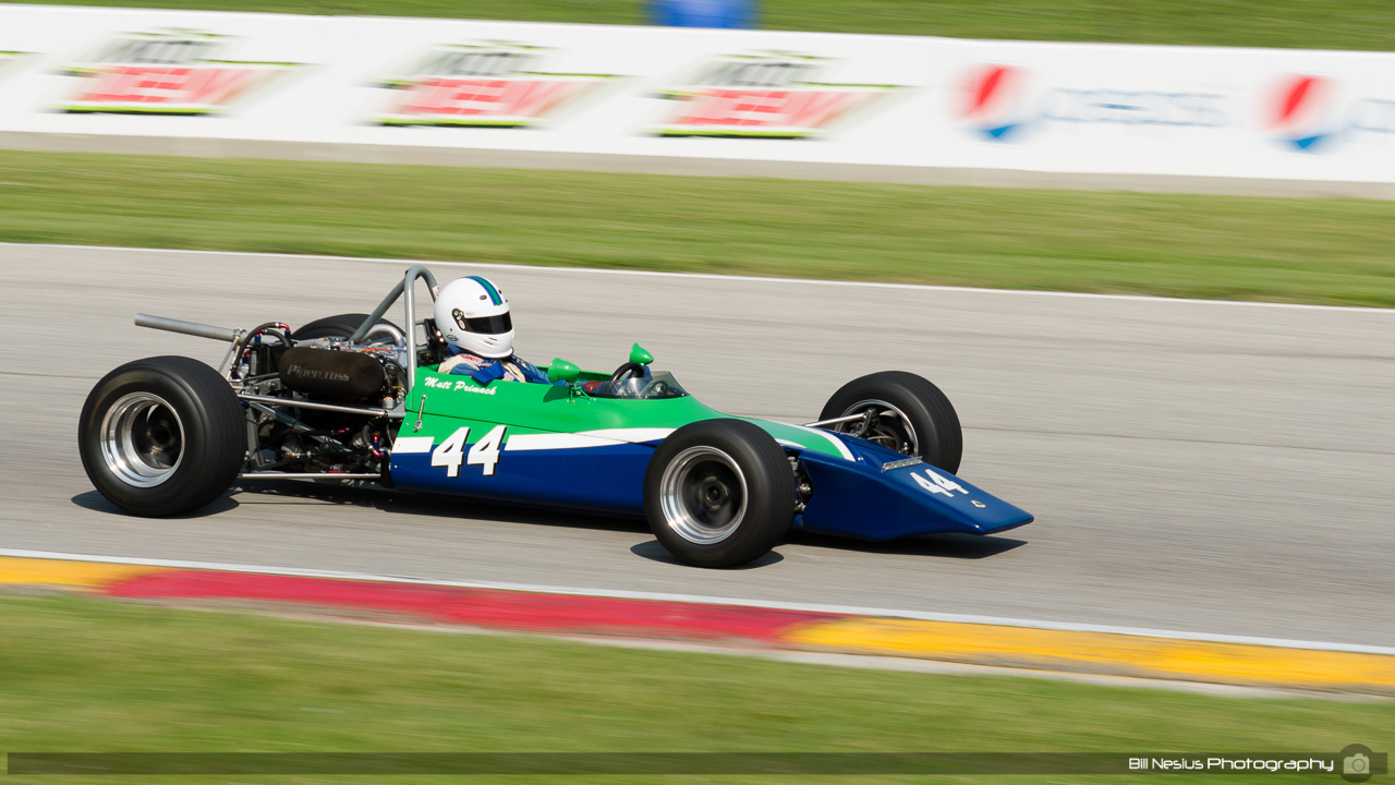 1969 Lotus 59/69 #44 driven by Matt Primack at Road America, Elkhart Lake, WI. Turn 7 / DSC_1946